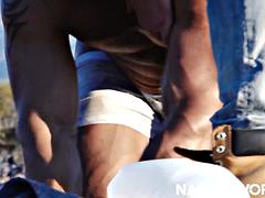 Ryan Rose Pounds Draven Navarro in Desert Bareback