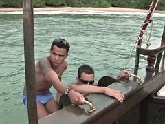 Rough Bareback Anal: Big-Cock Guys Pound Ass on Beach