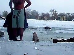 Skinny Dip into Freezing Water #3