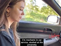 Whore sucked in the car & cheated her BF