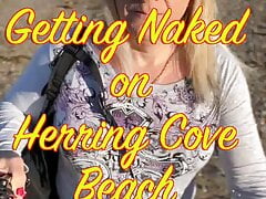 TiffanyBellsTS in Naked on Herring Cove Beach