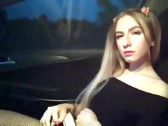 Eleo And Mish - Stranger Hard Fucked Me Doggy Style In The Car And Cummed In My Mouth!