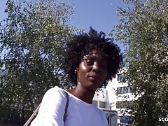 German Scout - Black Ebony Zaawaadi Talk to Lost Place Outdoor Fuck