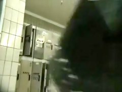 Naked females in the lockers filmed in secret