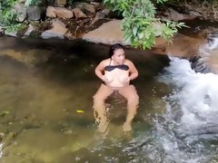 Outdoor Masturbation Near Tourist Waterfalls (mexico)