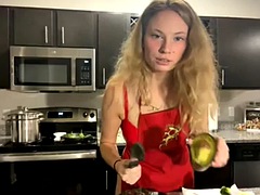 Naked blonde teen pussy masturbation on webcam