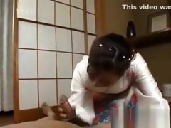 Japanese Geisha Rubbing Cock