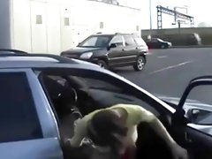 Romanian Gypsy Street Hooker Fuck In Public Truck Parking
