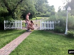 Dick Sucking Outdoors - Real Married Couple Missy And George