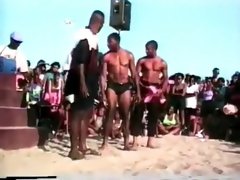 black men swimwear contest