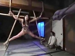 Delightful Asian wife introduced to the pleasures of bondage