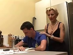 Charming mom with big tits seduced and fucked super hard